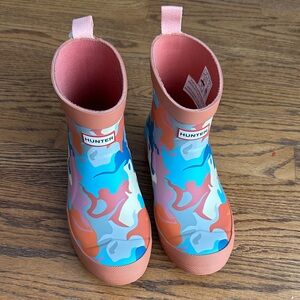 Hunter Kids' Colorful Camo Rain Boots